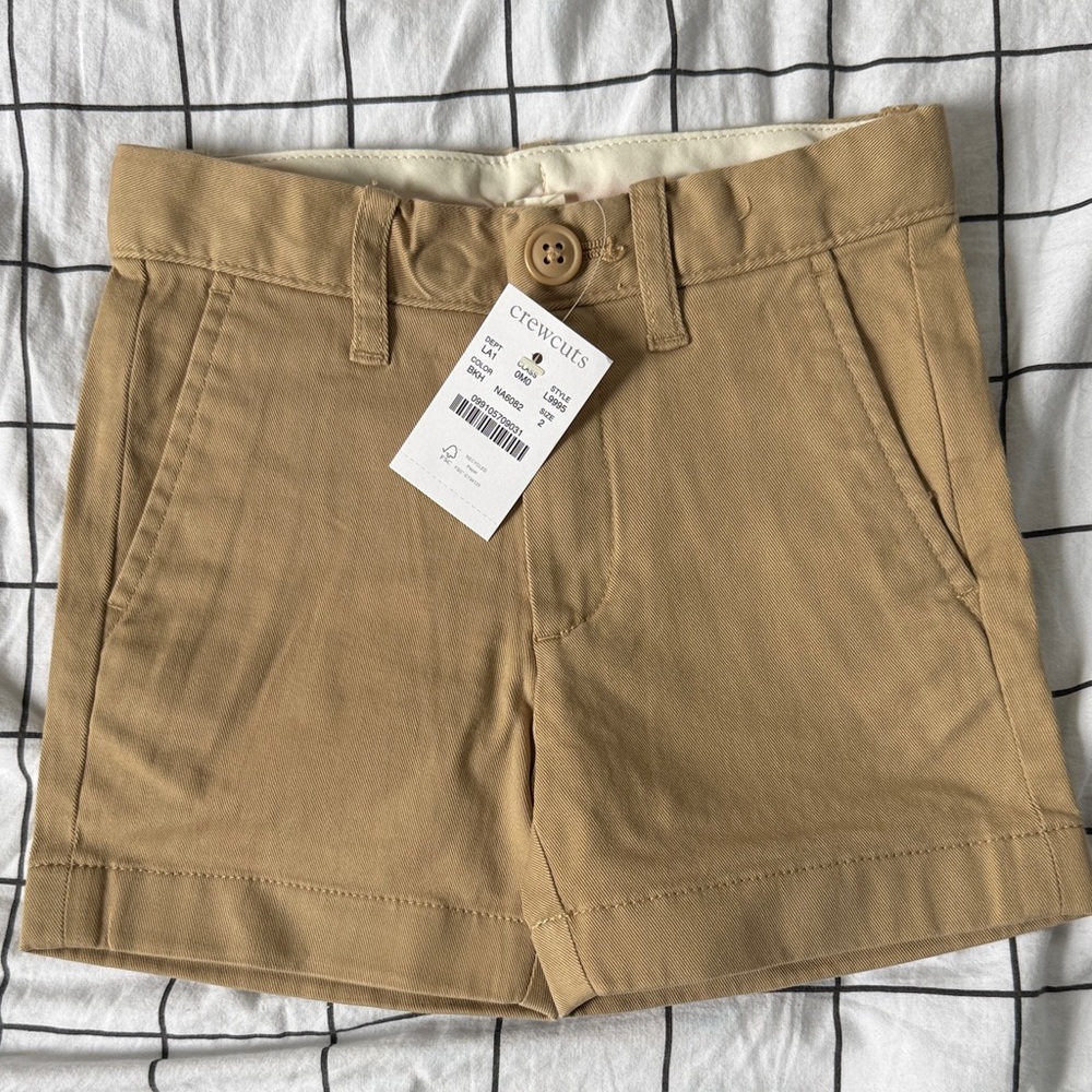 NWT crewcuts chinos 2T khaki
